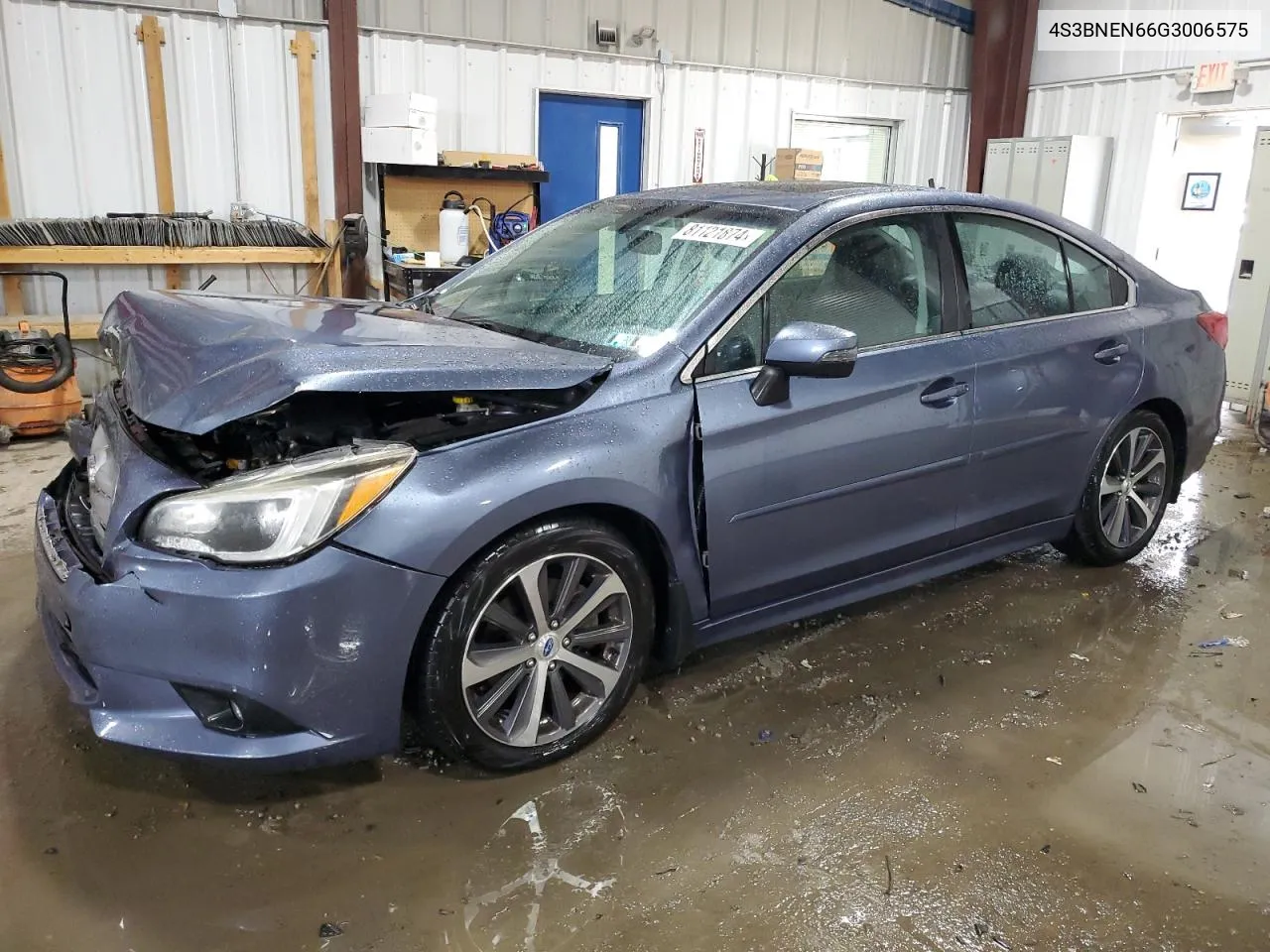 2016 Subaru Legacy 3.6R Limited VIN: 4S3BNEN66G3006575 Lot: 81121874