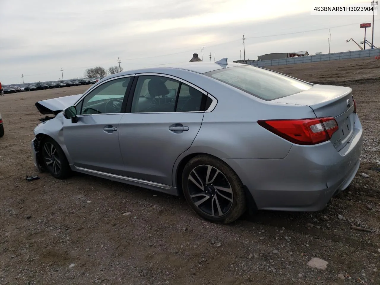 4S3BNAR61H3023904 2017 Subaru Legacy Sport