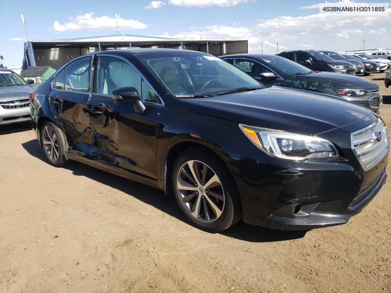 4S3BNAN61H3011855 2017 Subaru Legacy 2.5I Limited