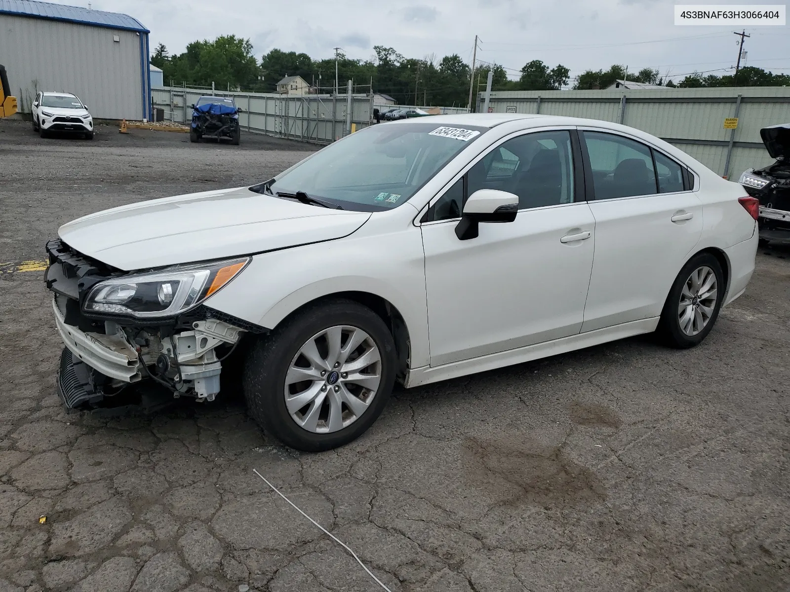 2017 Subaru Legacy 2.5I Premium VIN: 4S3BNAF63H3066404 Lot: 63431204