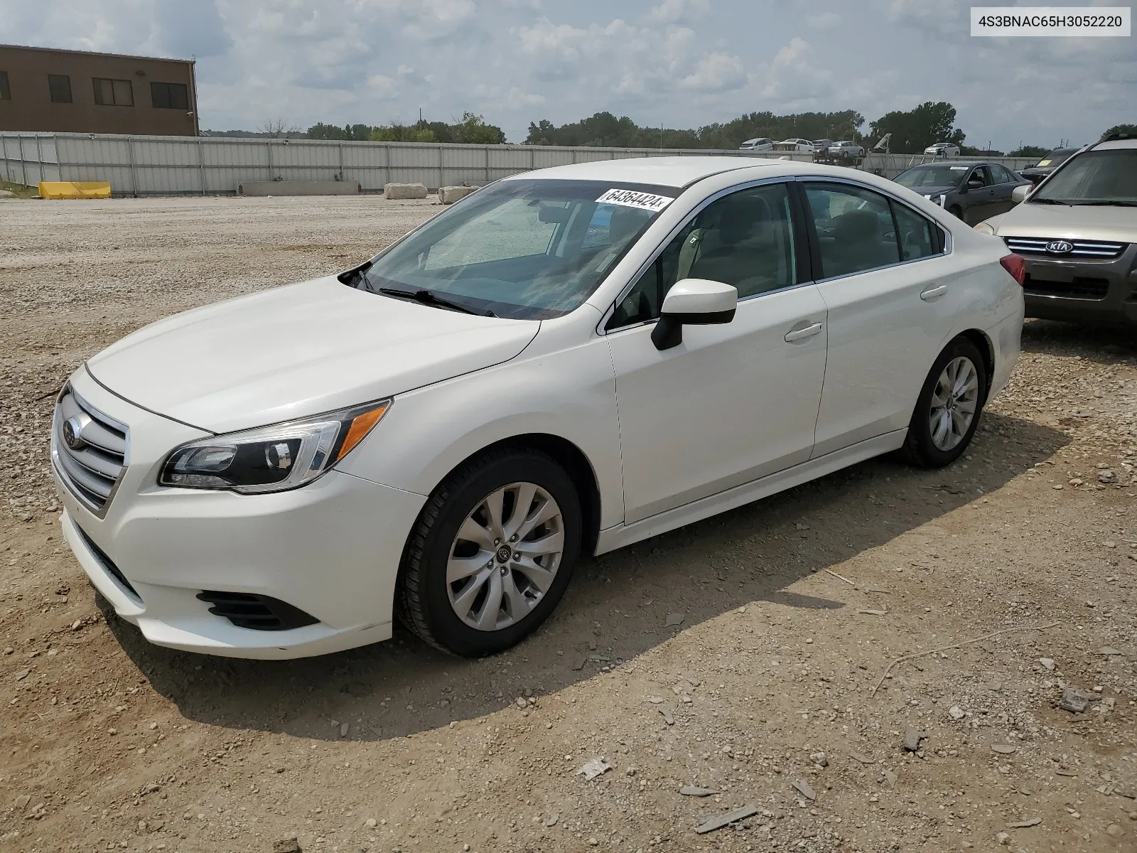 2017 Subaru Legacy 2.5I Premium VIN: 4S3BNAC65H3052220 Lot: 64364424