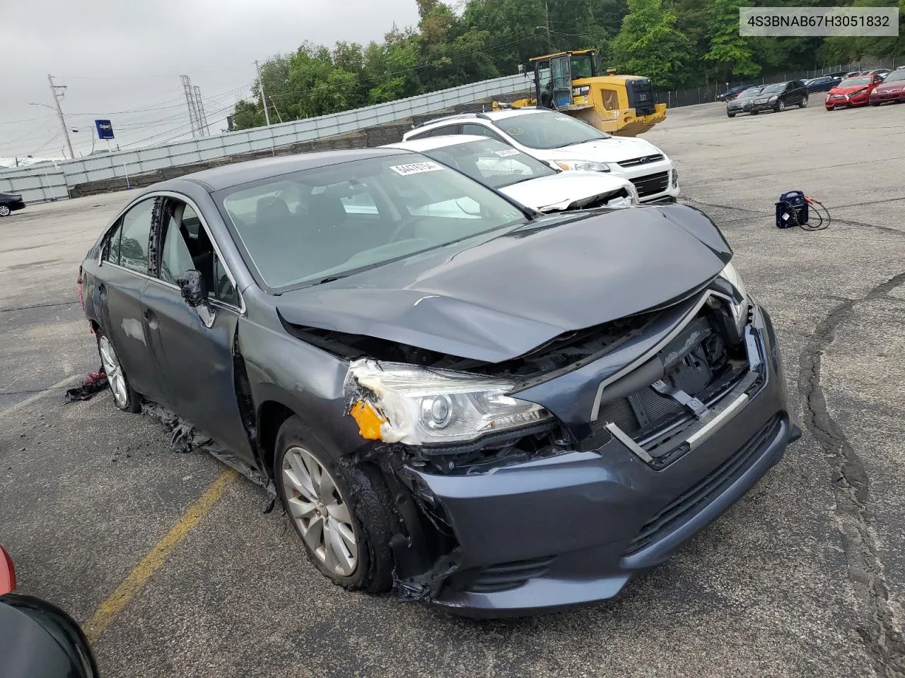 2017 Subaru Legacy 2.5I VIN: 4S3BNAB67H3051832 Lot: 64476754