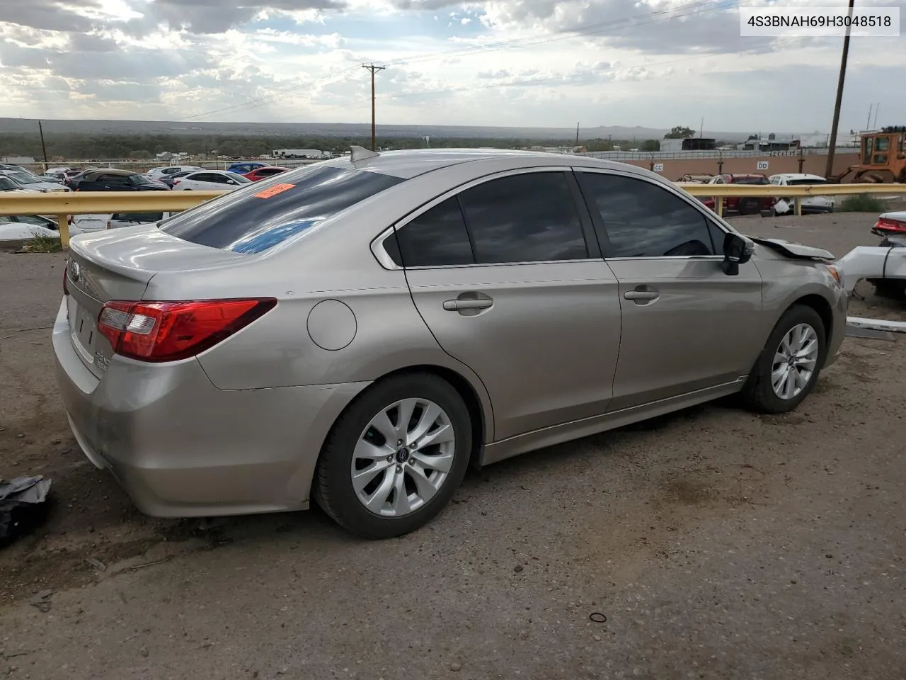 2017 Subaru Legacy 2.5I Premium VIN: 4S3BNAH69H3048518 Lot: 66695674