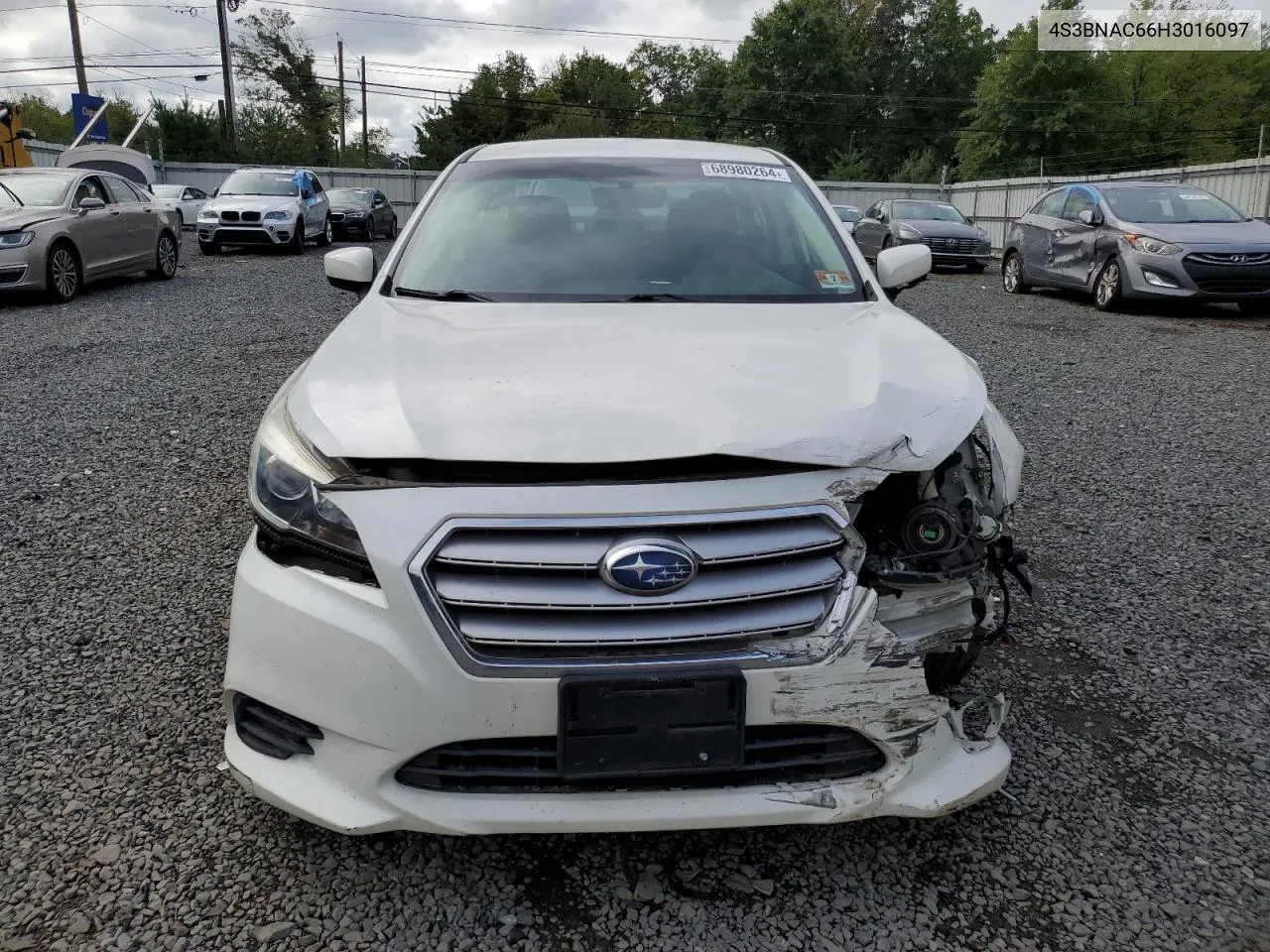 2017 Subaru Legacy 2.5I Premium VIN: 4S3BNAC66H3016097 Lot: 68980264