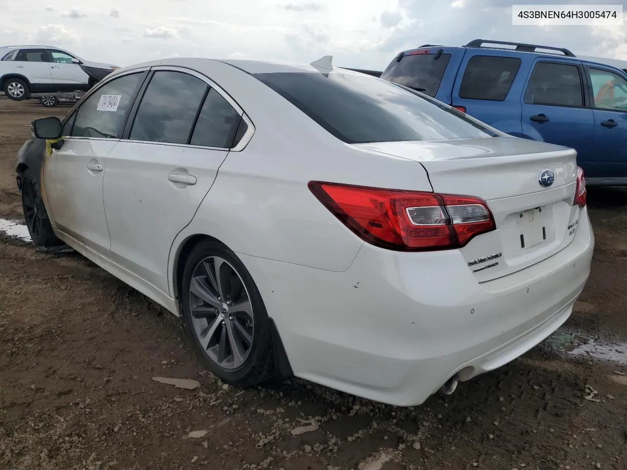 4S3BNEN64H3005474 2017 Subaru Legacy 3.6R Limited