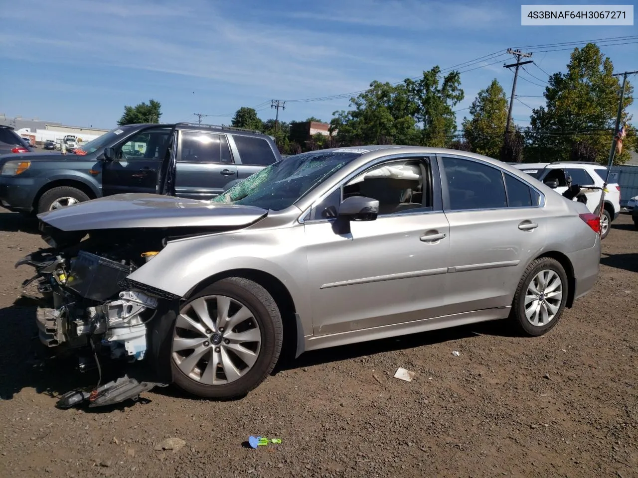 4S3BNAF64H3067271 2017 Subaru Legacy 2.5I Premium