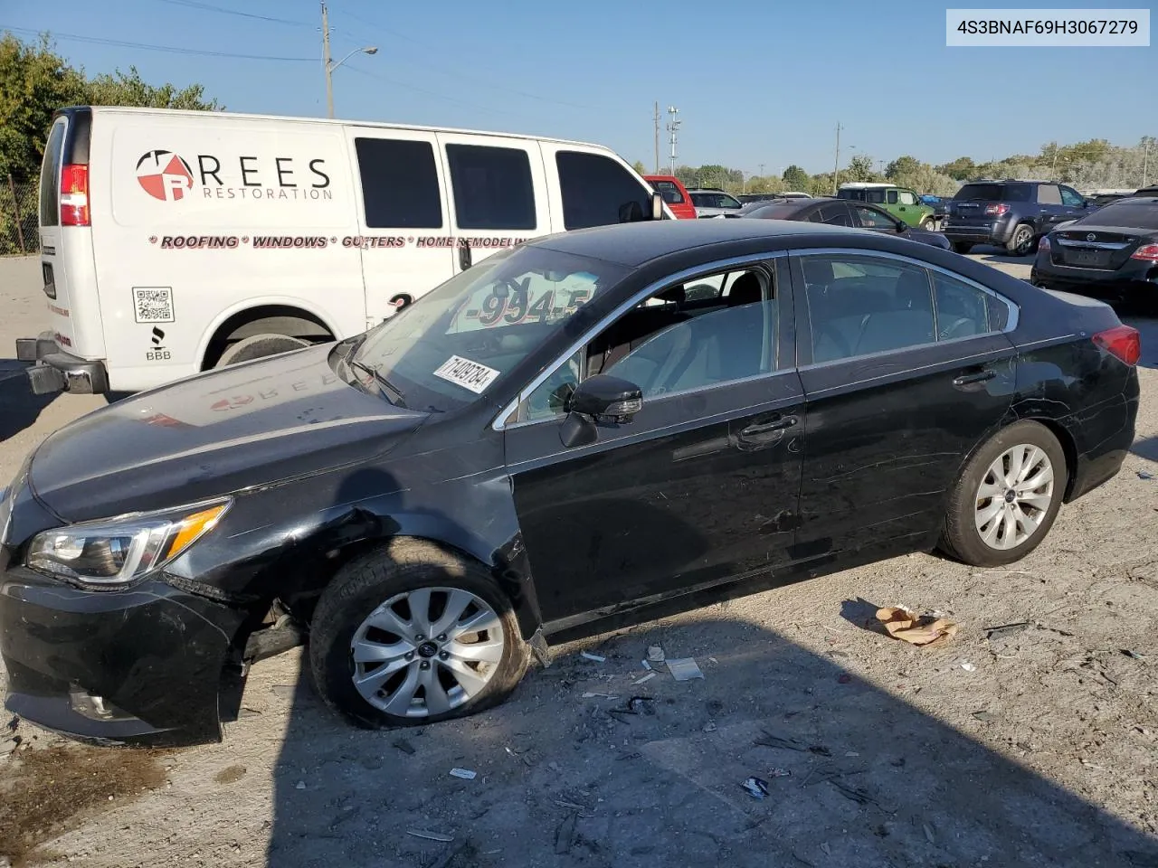 2017 Subaru Legacy 2.5I Premium VIN: 4S3BNAF69H3067279 Lot: 71409784