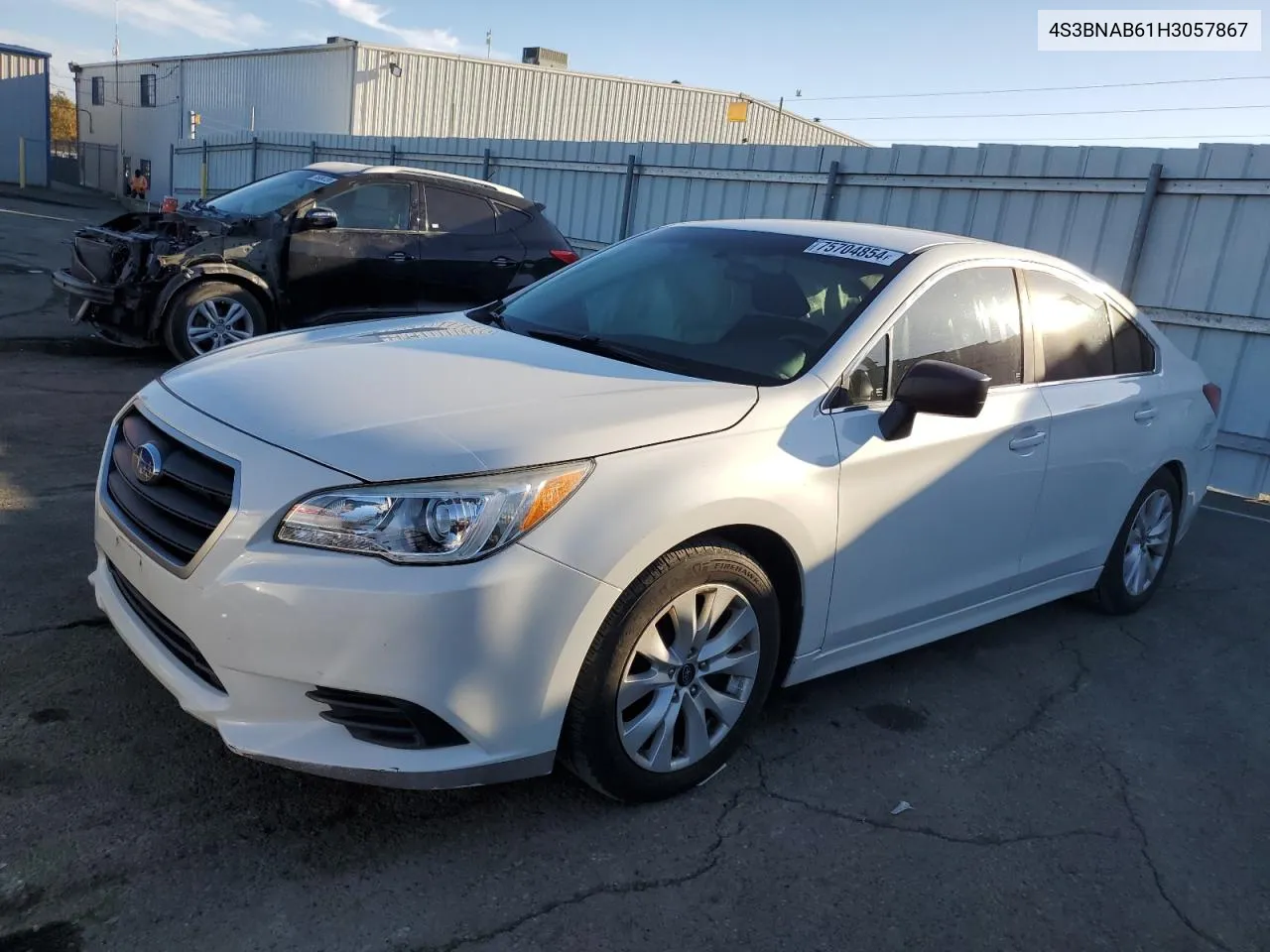 2017 Subaru Legacy 2.5I VIN: 4S3BNAB61H3057867 Lot: 75704854