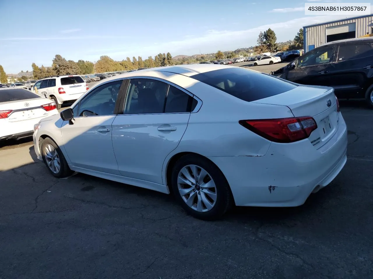 2017 Subaru Legacy 2.5I VIN: 4S3BNAB61H3057867 Lot: 75704854