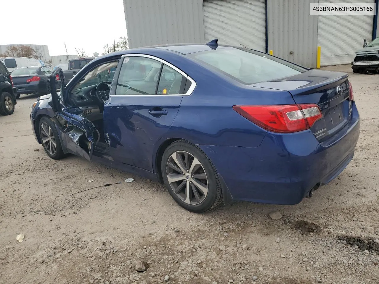 2017 Subaru Legacy 2.5I Limited VIN: 4S3BNAN63H3005166 Lot: 76423134