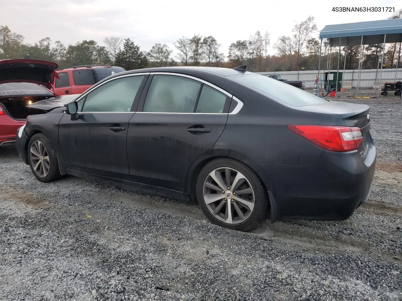 2017 Subaru Legacy 2.5I Limited VIN: 4S3BNAN63H3031721 Lot: 76459084