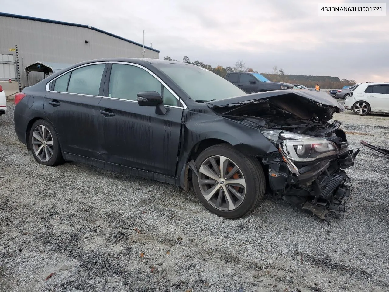 2017 Subaru Legacy 2.5I Limited VIN: 4S3BNAN63H3031721 Lot: 76459084