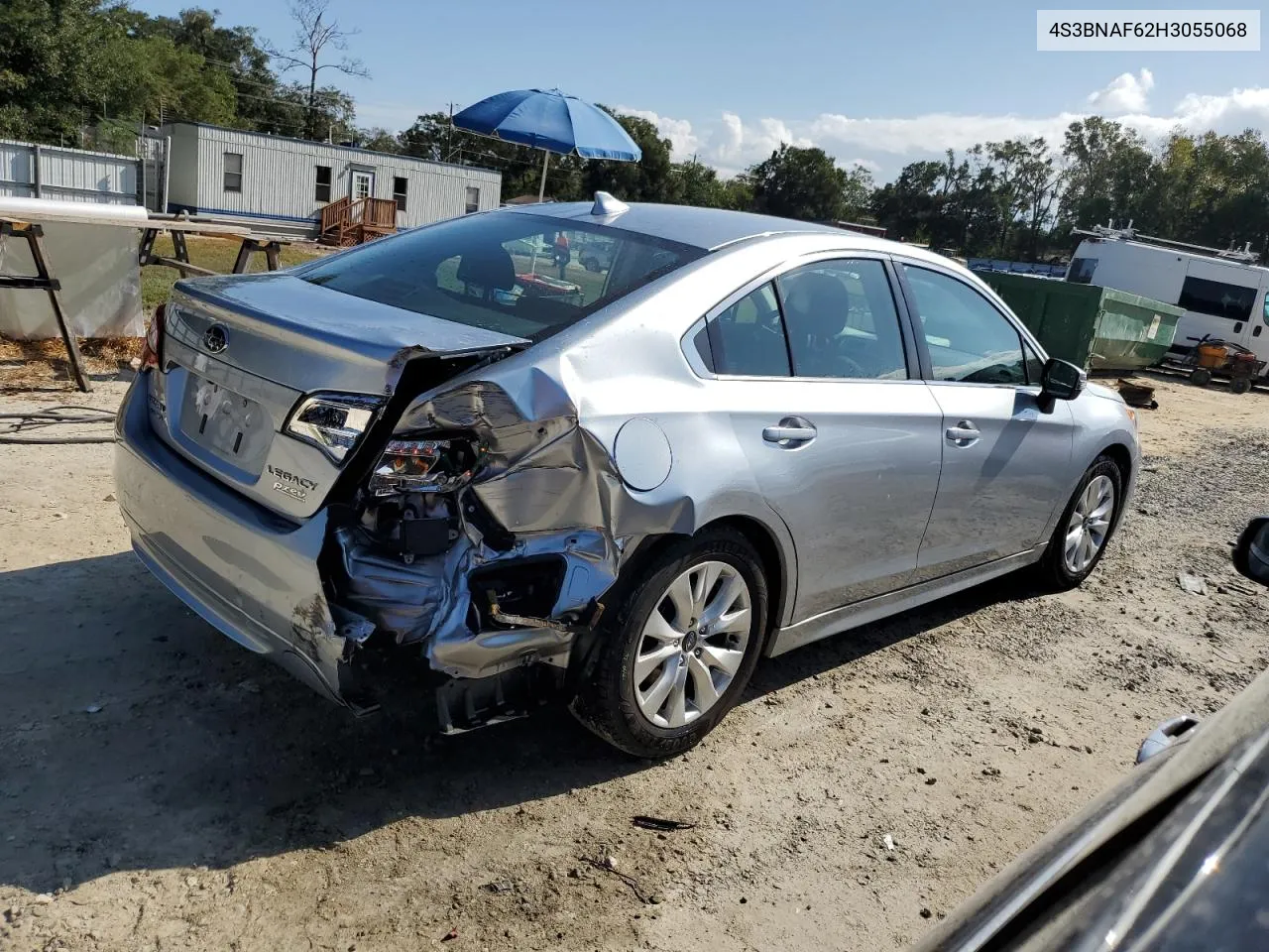 2017 Subaru Legacy 2.5I Premium VIN: 4S3BNAF62H3055068 Lot: 77001854