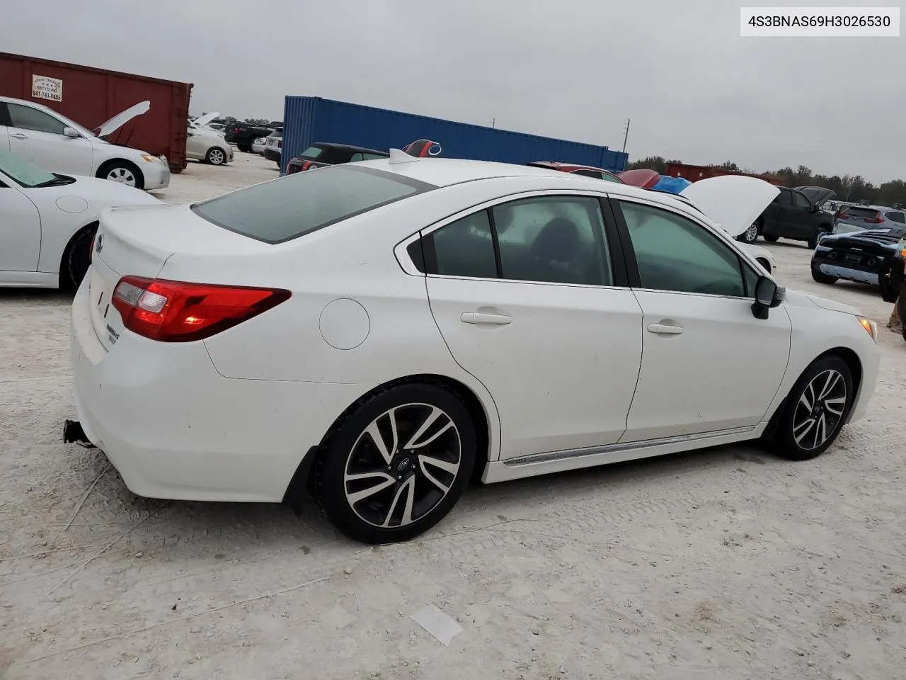 2017 Subaru Legacy Sport VIN: 4S3BNAS69H3026530 Lot: 77250304