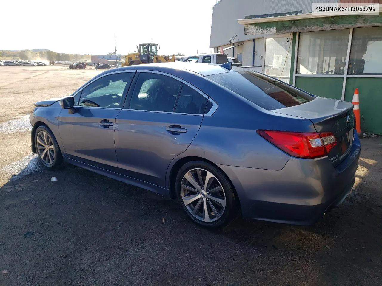 2017 Subaru Legacy 2.5I Limited VIN: 4S3BNAK64H3058799 Lot: 77321874