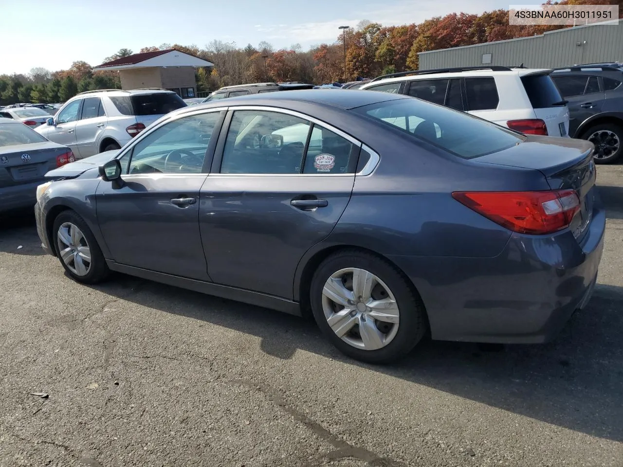 2017 Subaru Legacy 2.5I VIN: 4S3BNAA60H3011951 Lot: 77682494