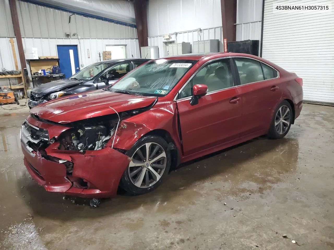 2017 Subaru Legacy 2.5I Limited VIN: 4S3BNAN61H3057315 Lot: 78133034