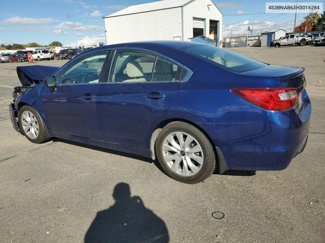 2017 Subaru Legacy 2.5I VIN: 4S3BNAB63H3016284 Lot: 78274404