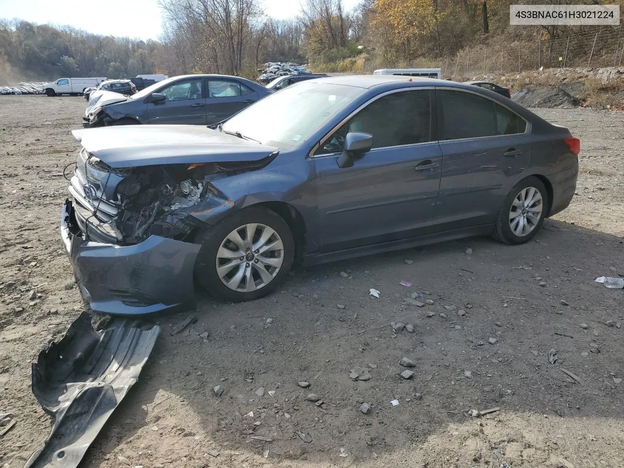 2017 Subaru Legacy 2.5I Premium VIN: 4S3BNAC61H3021224 Lot: 78394324