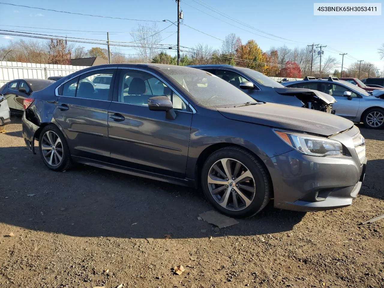 2017 Subaru Legacy 3.6R Limited VIN: 4S3BNEK65H3053411 Lot: 78848524