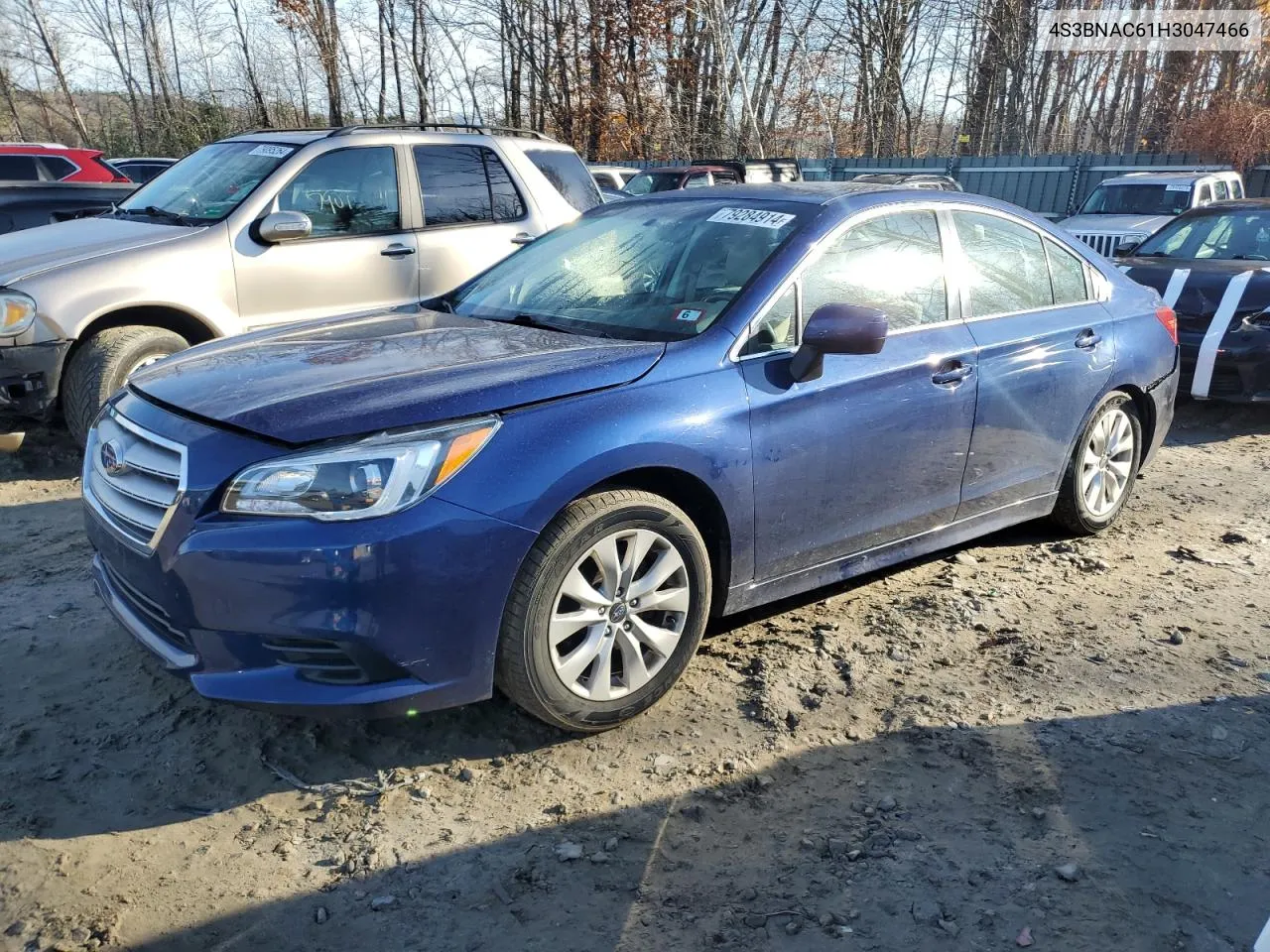 2017 Subaru Legacy 2.5I Premium VIN: 4S3BNAC61H3047466 Lot: 79284914