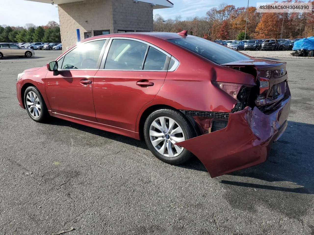 2017 Subaru Legacy 2.5I Premium VIN: 4S3BNAC60H3046390 Lot: 79744784