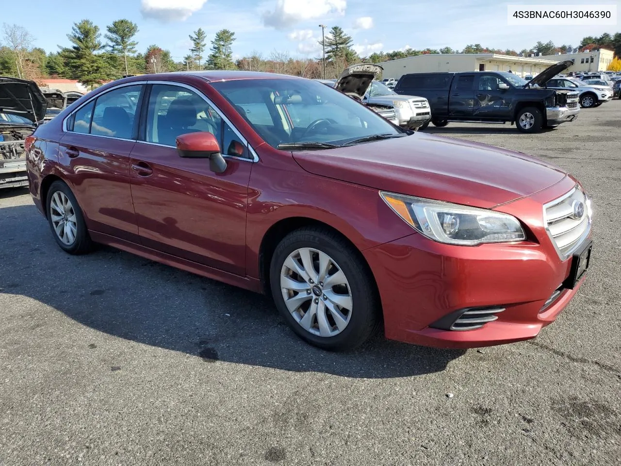 2017 Subaru Legacy 2.5I Premium VIN: 4S3BNAC60H3046390 Lot: 79744784