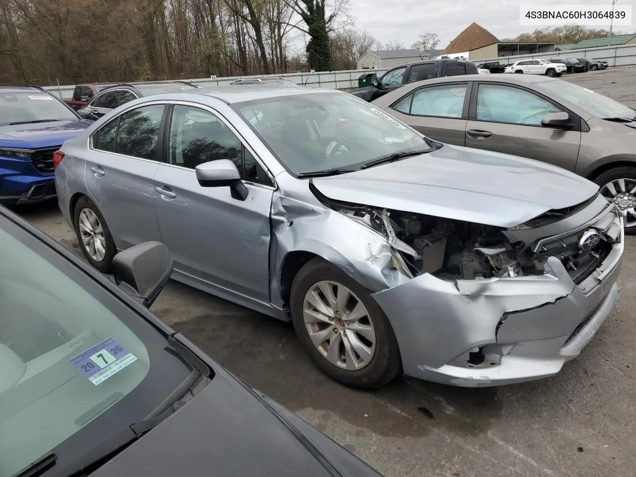 2017 Subaru Legacy 2.5I Premium VIN: 4S3BNAC60H3064839 Lot: 80376904