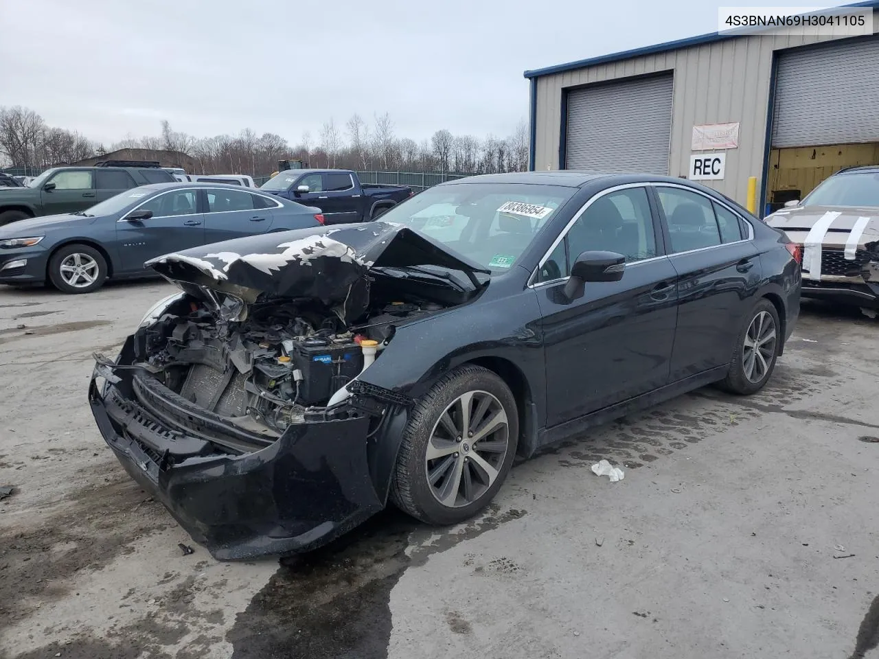 2017 Subaru Legacy 2.5I Limited VIN: 4S3BNAN69H3041105 Lot: 80386954