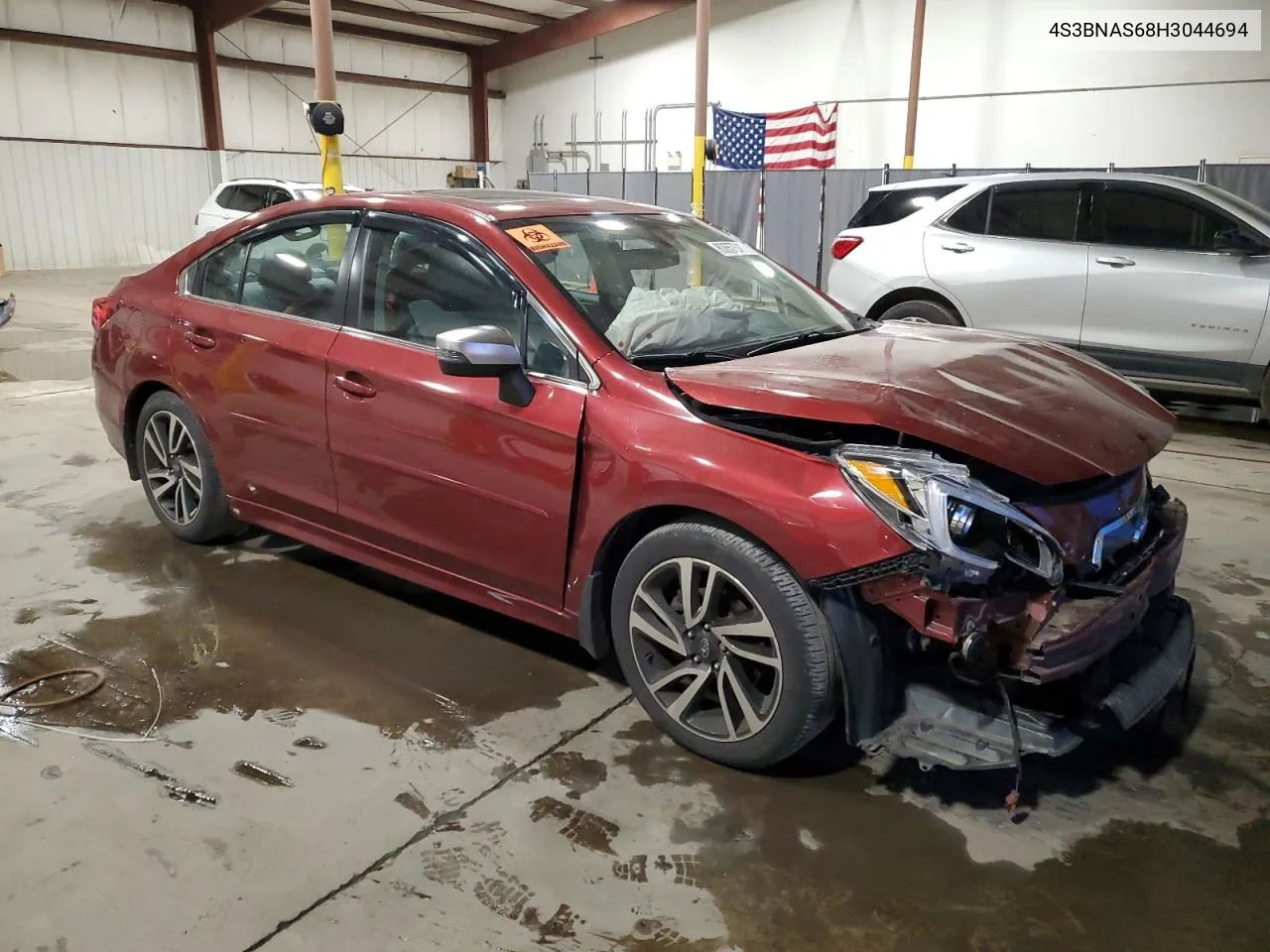 2017 Subaru Legacy Sport VIN: 4S3BNAS68H3044694 Lot: 80657344