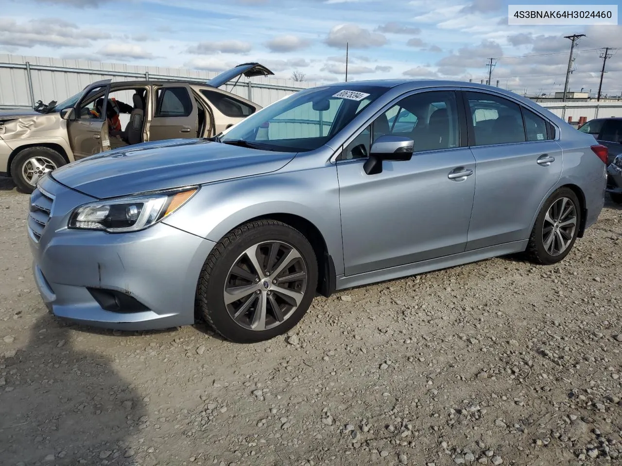 2017 Subaru Legacy 2.5I Limited VIN: 4S3BNAK64H3024460 Lot: 80678394