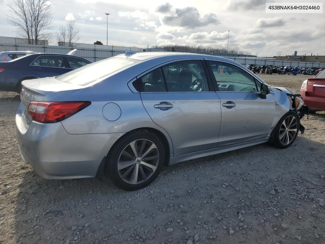 2017 Subaru Legacy 2.5I Limited VIN: 4S3BNAK64H3024460 Lot: 80678394