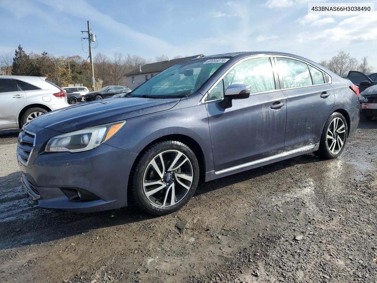 2017 Subaru Legacy Sport VIN: 4S3BNAS66H3038490 Lot: 80695074