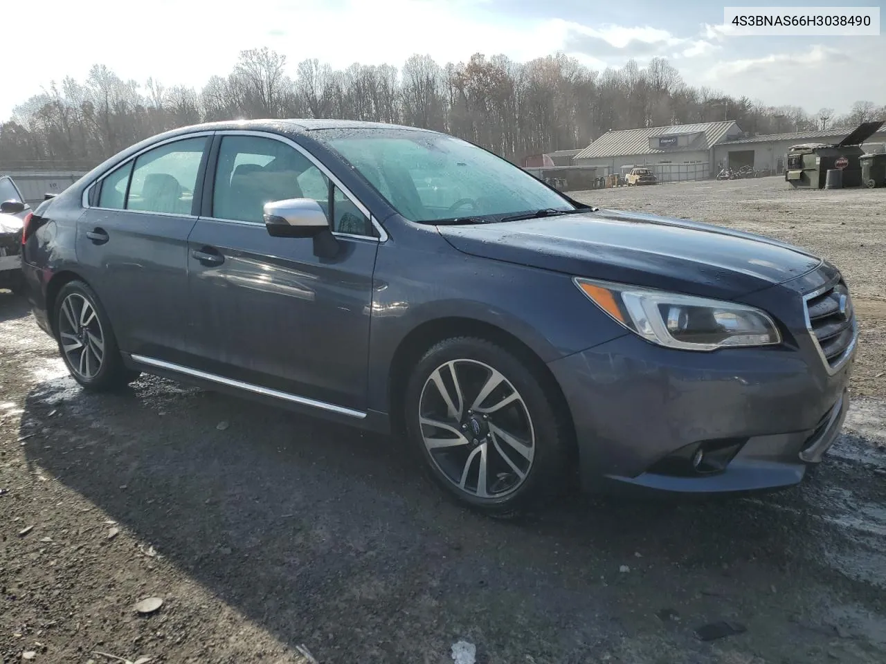 2017 Subaru Legacy Sport VIN: 4S3BNAS66H3038490 Lot: 80695074