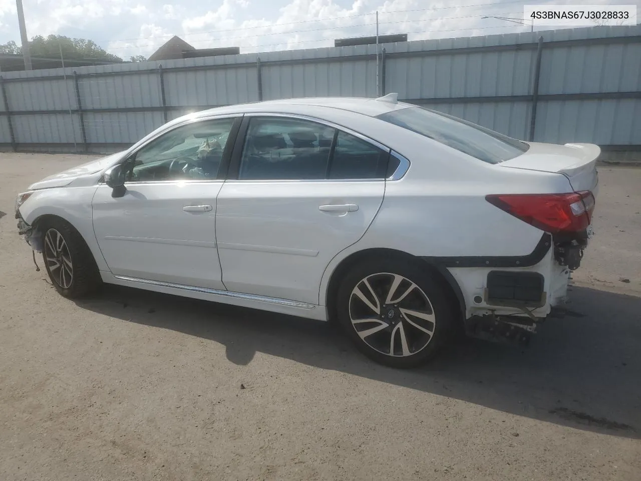 2018 Subaru Legacy Sport VIN: 4S3BNAS67J3028833 Lot: 65288354