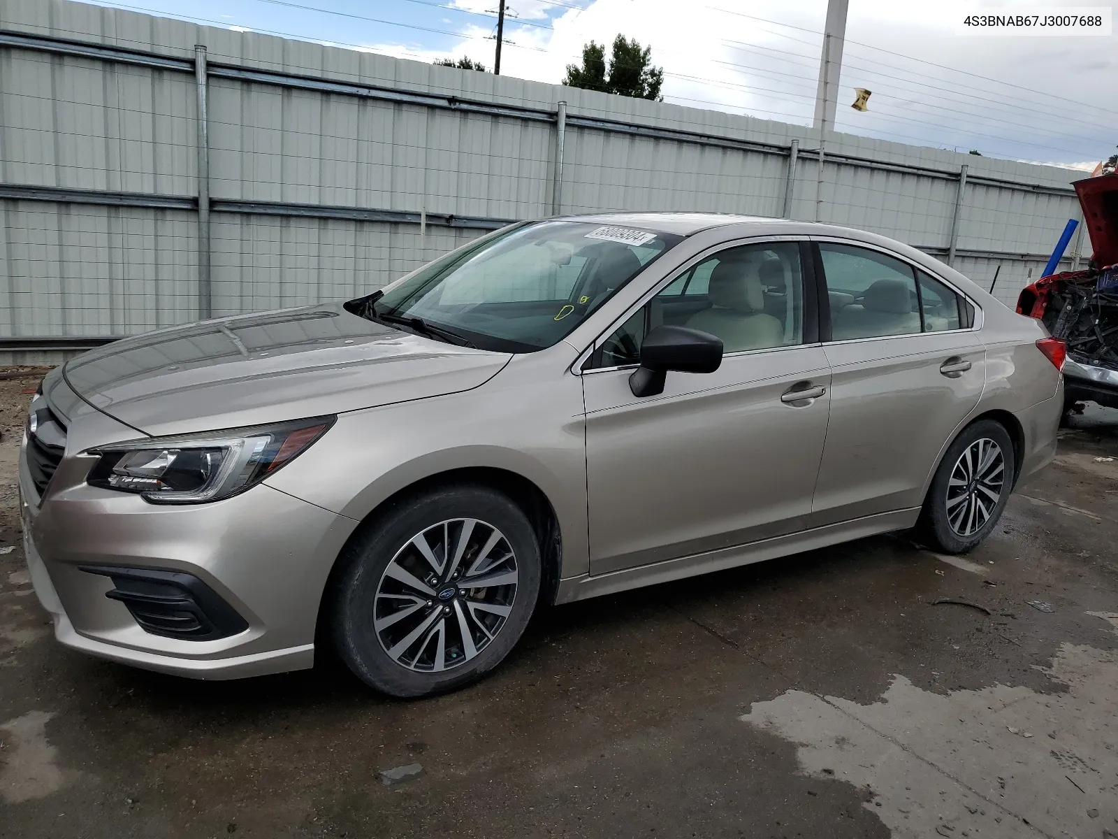 2018 Subaru Legacy 2.5I VIN: 4S3BNAB67J3007688 Lot: 68009304