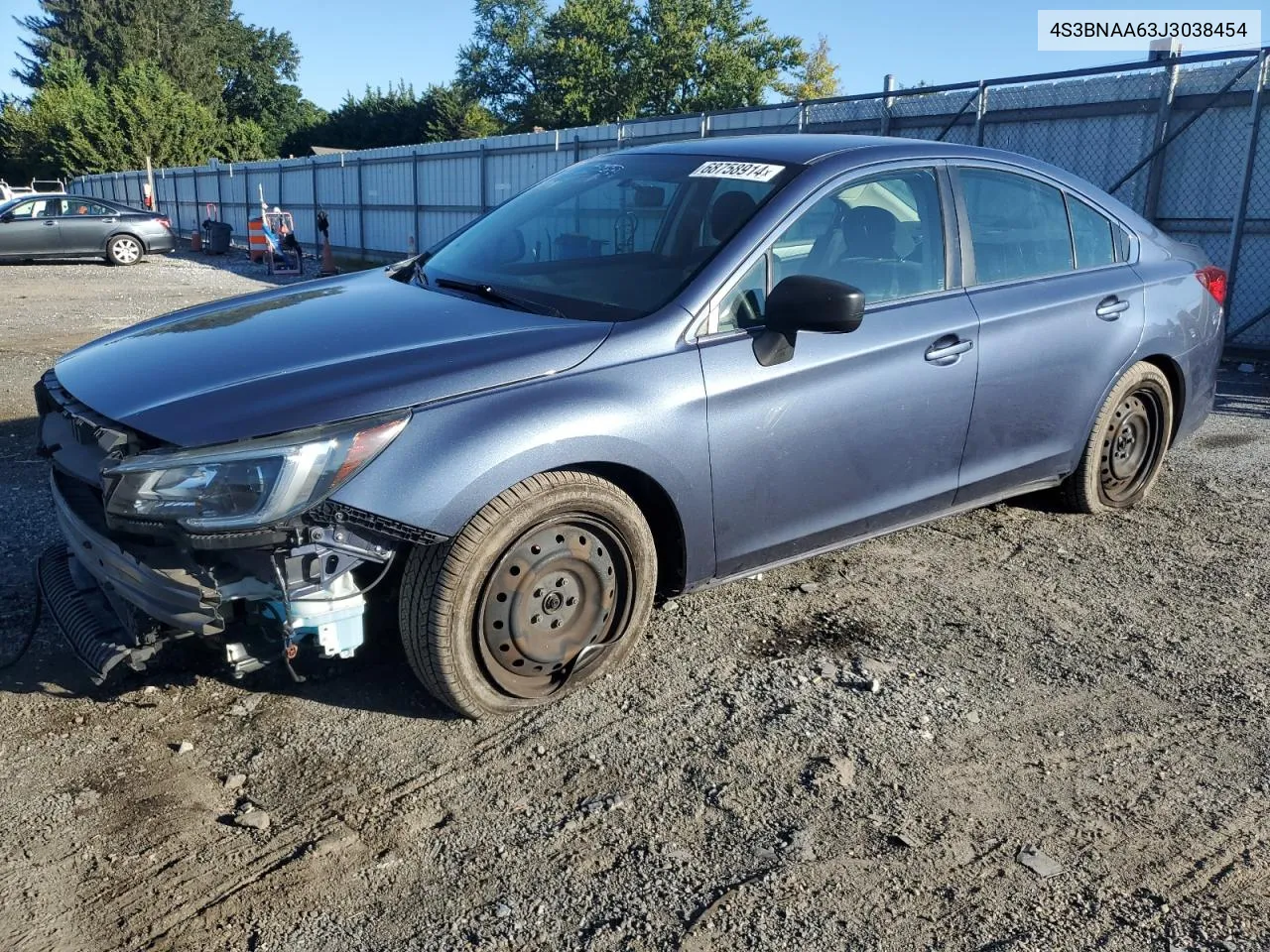 2018 Subaru Legacy 2.5I VIN: 4S3BNAA63J3038454 Lot: 68758914