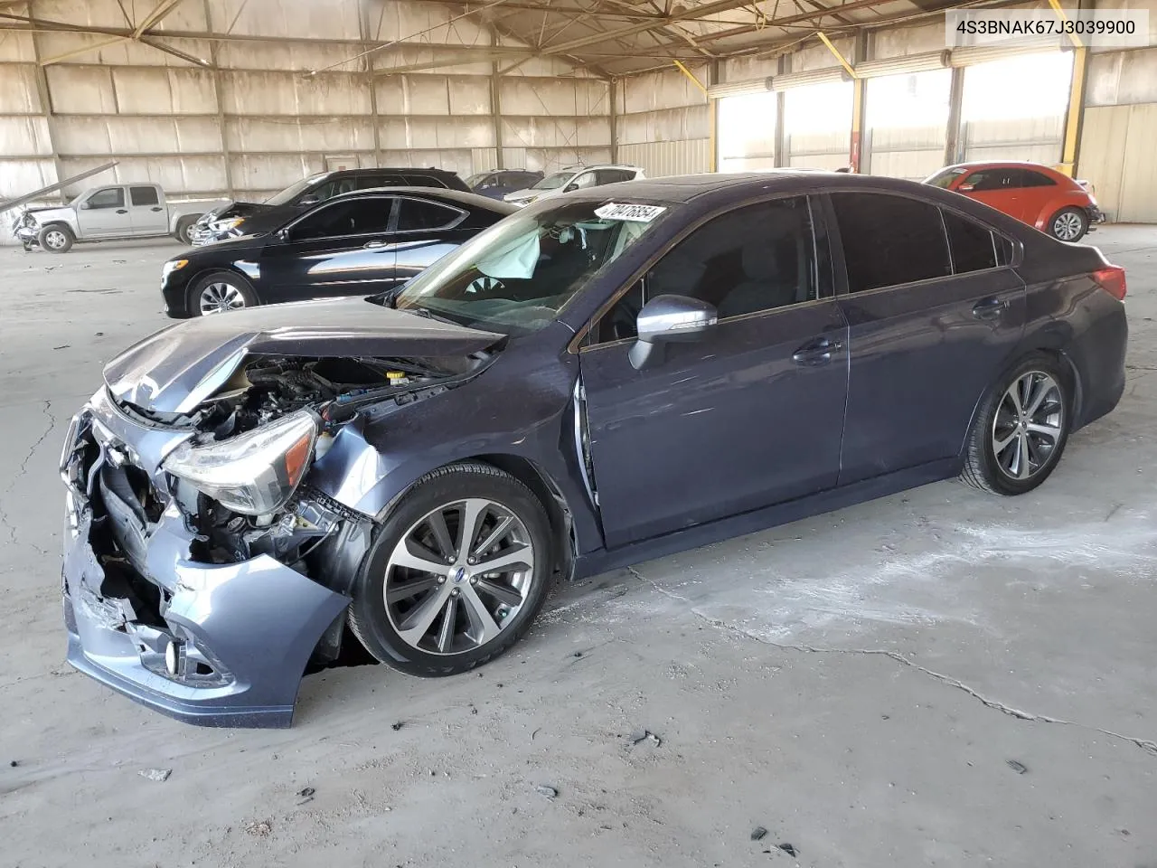 2018 Subaru Legacy 2.5I Limited VIN: 4S3BNAK67J3039900 Lot: 70476854