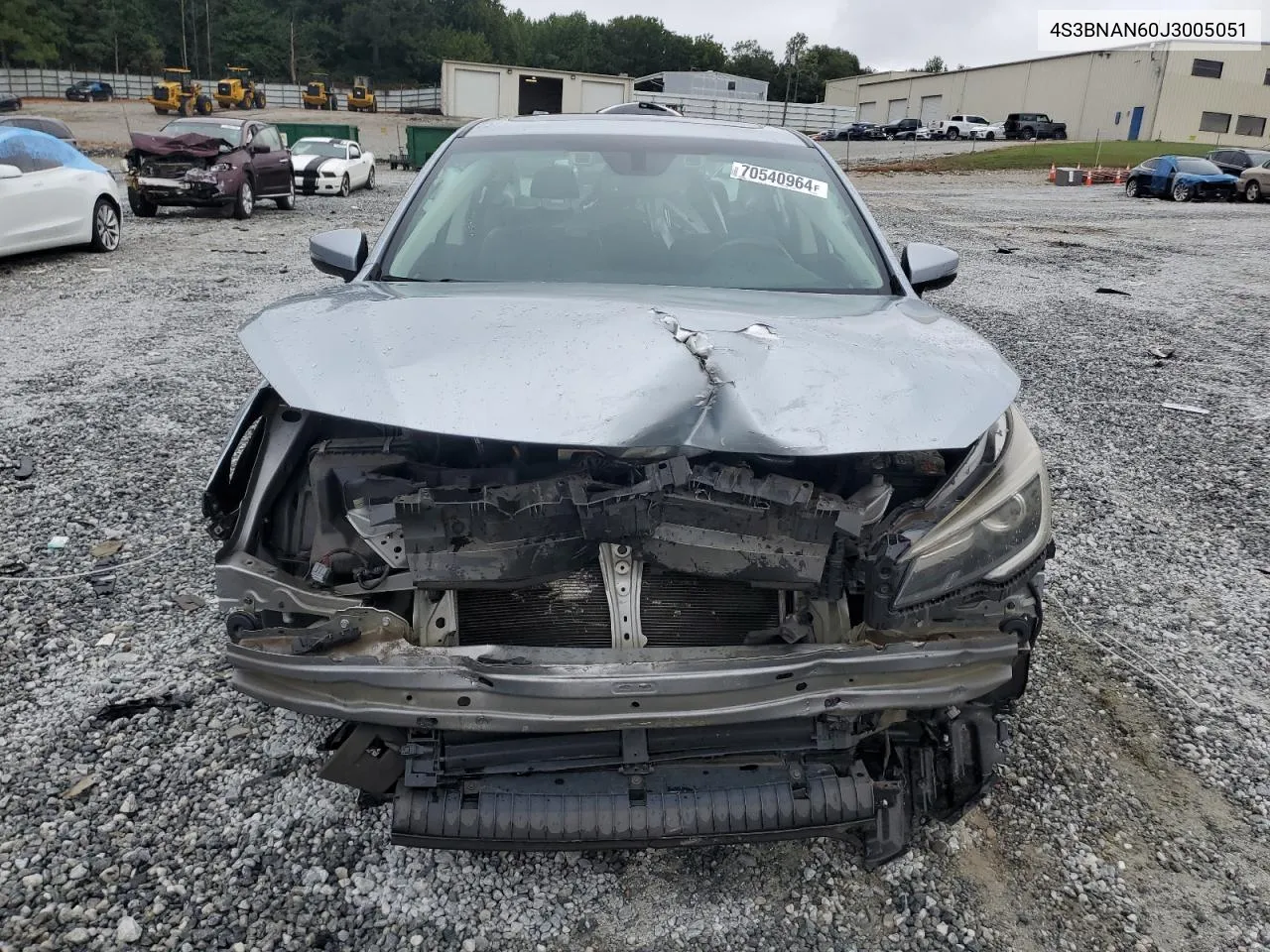 2018 Subaru Legacy 2.5I Limited VIN: 4S3BNAN60J3005051 Lot: 70540964