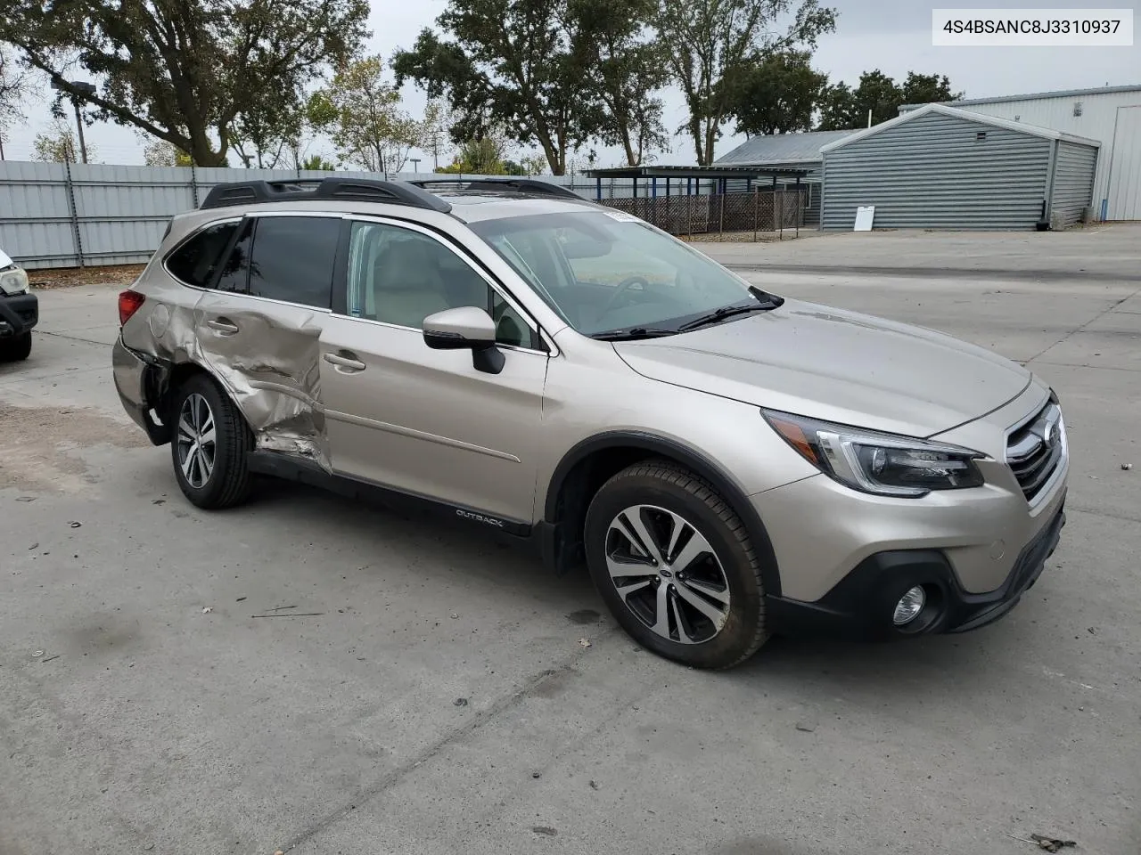 2018 Subaru Outback 2.5I Limited VIN: 4S4BSANC8J3310937 Lot: 71551444