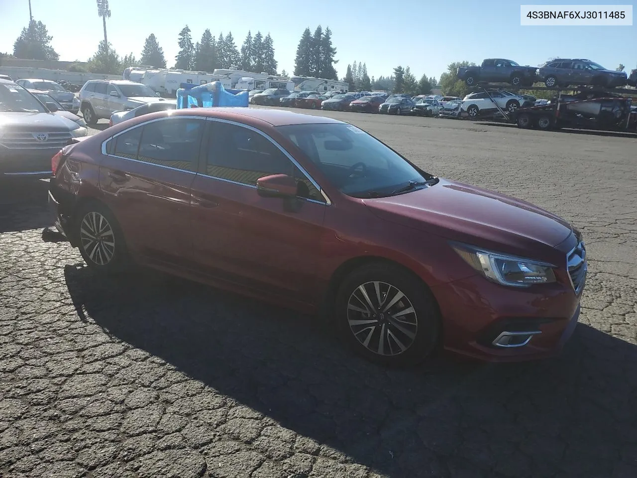 2018 Subaru Legacy 2.5I Premium VIN: 4S3BNAF6XJ3011485 Lot: 73432184