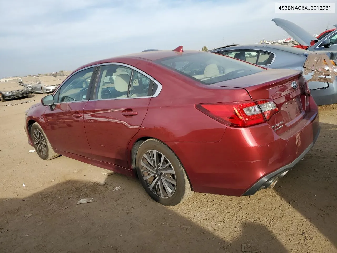 2018 Subaru Legacy 2.5I Premium VIN: 4S3BNAC6XJ3012981 Lot: 75762504