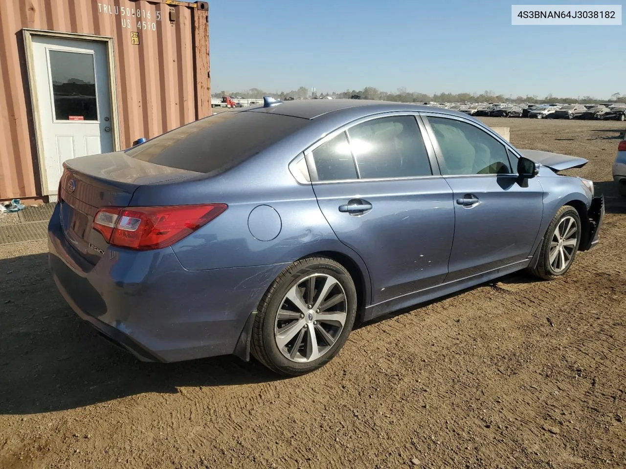 2018 Subaru Legacy 2.5I Limited VIN: 4S3BNAN64J3038182 Lot: 76765594