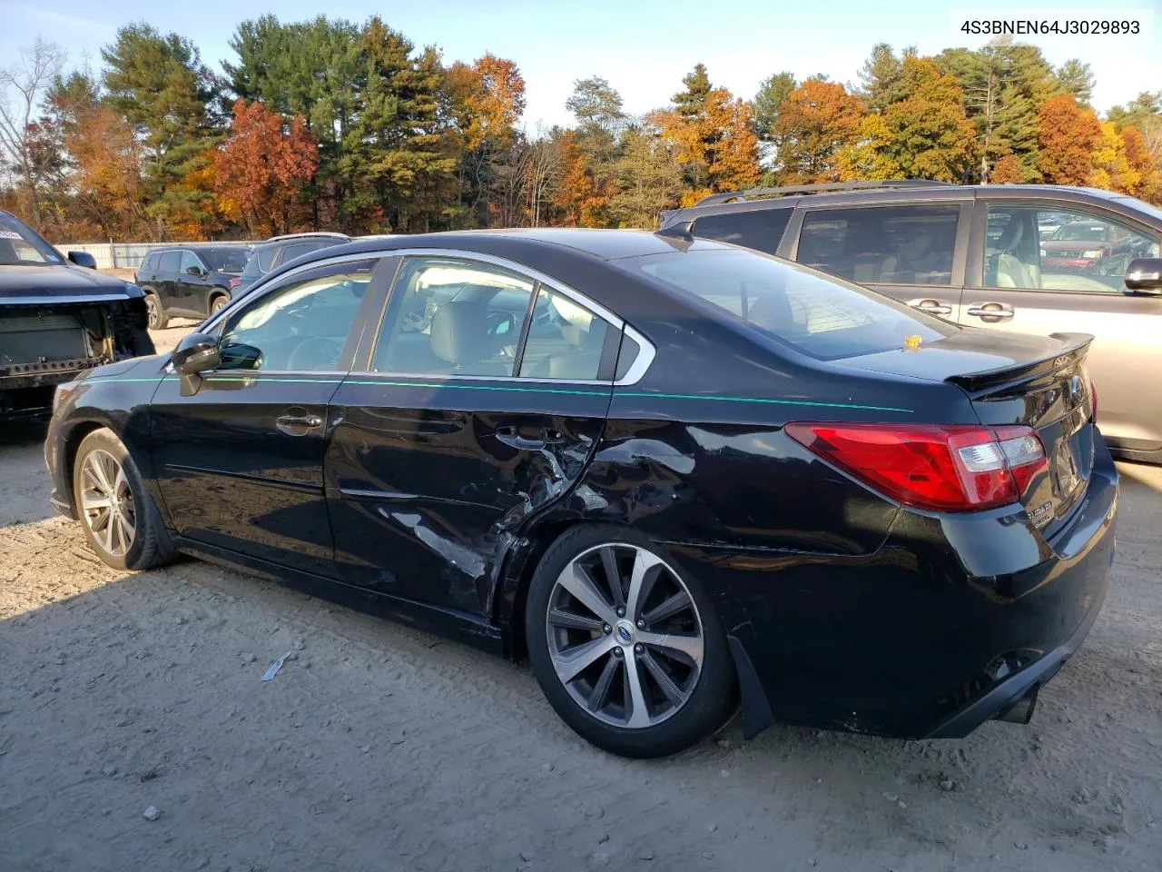 2018 Subaru Legacy 3.6R Limited VIN: 4S3BNEN64J3029893 Lot: 77376834