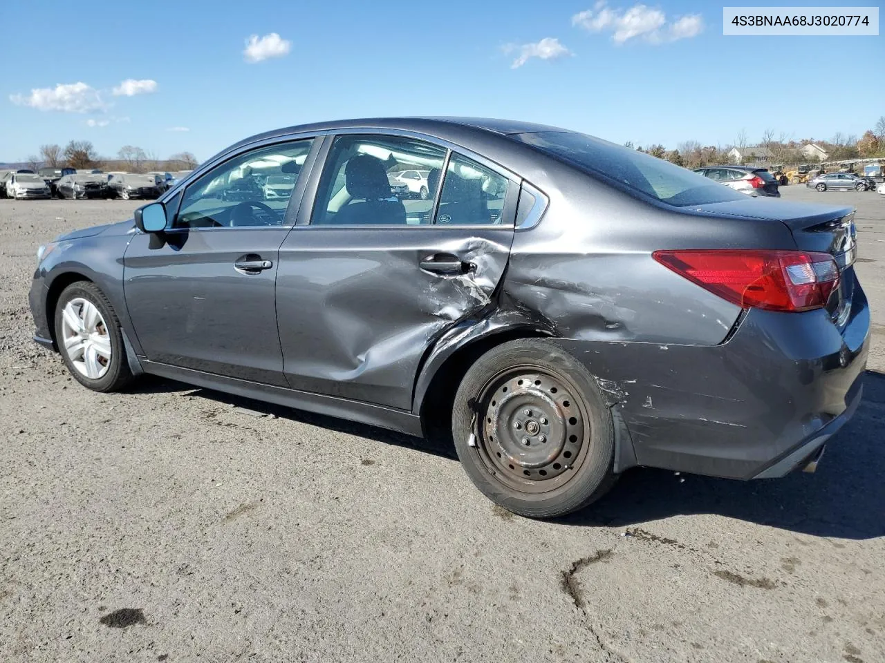 2018 Subaru Legacy 2.5I VIN: 4S3BNAA68J3020774 Lot: 78990014