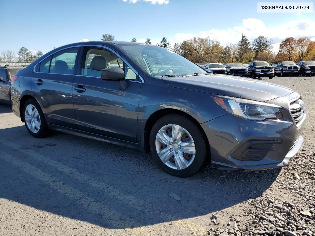 2018 Subaru Legacy 2.5I VIN: 4S3BNAA68J3020774 Lot: 78990014