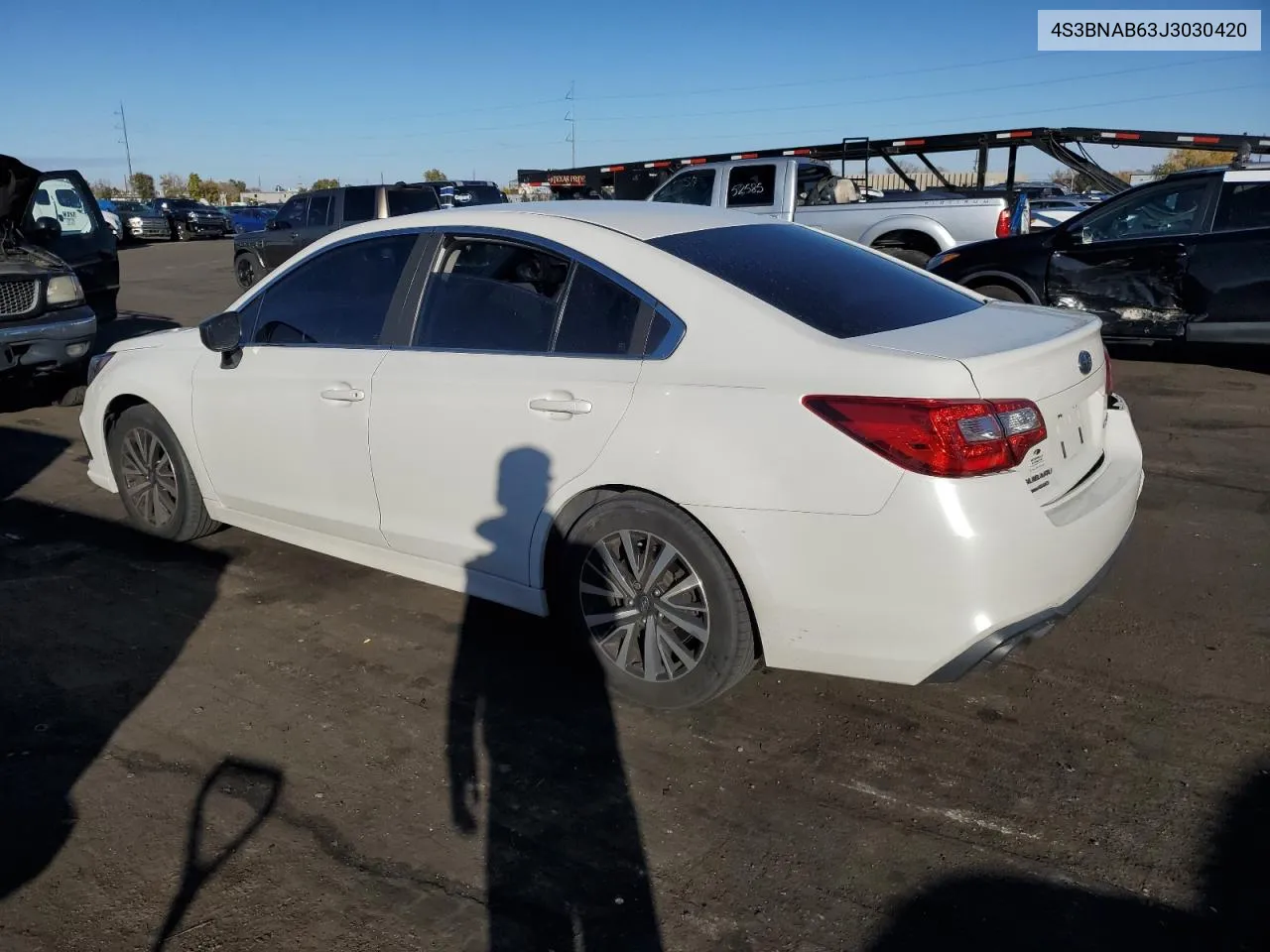 2018 Subaru Legacy 2.5I VIN: 4S3BNAB63J3030420 Lot: 79141854