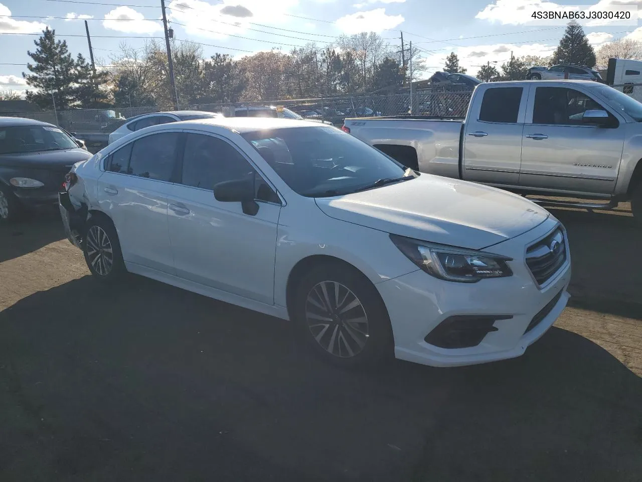 2018 Subaru Legacy 2.5I VIN: 4S3BNAB63J3030420 Lot: 79141854