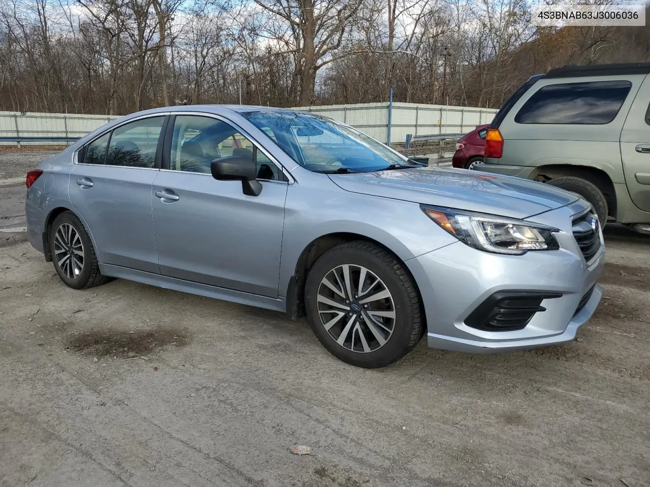 2018 Subaru Legacy 2.5I VIN: 4S3BNAB63J3006036 Lot: 80207254