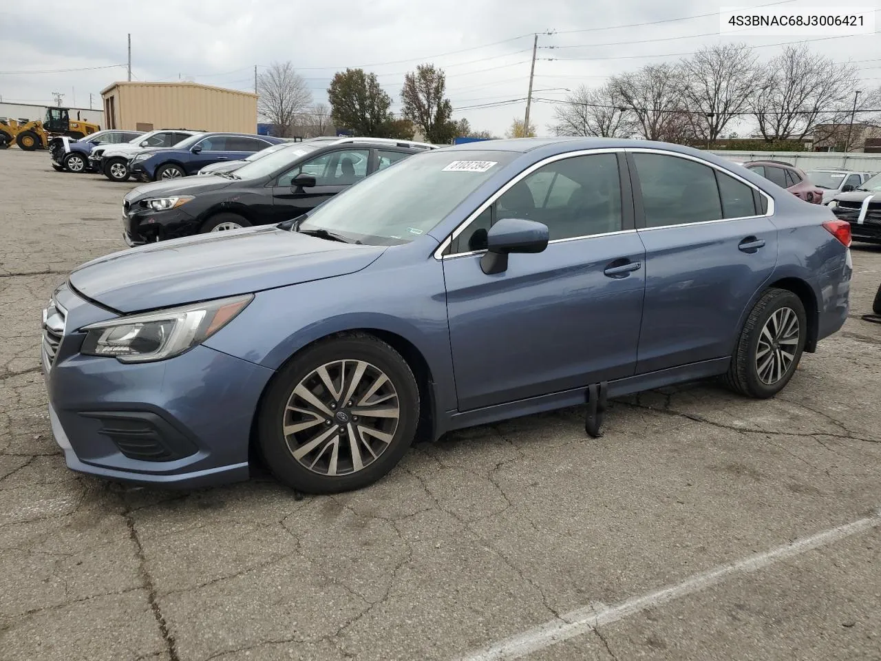 2018 Subaru Legacy 2.5I Premium VIN: 4S3BNAC68J3006421 Lot: 81037394